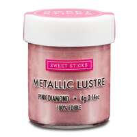 Sweet Sticks  edible Lustre Pink-Diamond