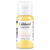 Sweet Sticks Edible Paint Pastel Yellow: 15ml