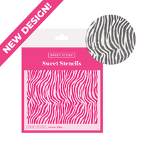 Sweet Sticks Zebra Stencil
