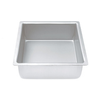 Aluminium Cake Tin 10 x 3 Square