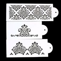 Damask Stencil 3 Piece Set