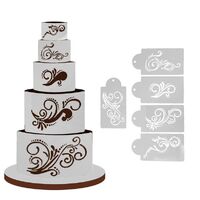 Swirl Stencil set 5 Pieces