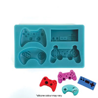 Mini Playstaion & Xbox Controller Silicone Fondant Mould