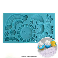 Cartoon Rainbow Sky Fondant Mould