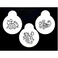 Paisley Stencils 3 Pack