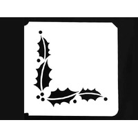 Holly Leaves stencil