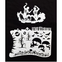 Halloween &  Zombie stencil