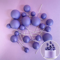 Dark Purple Deco Ball 20pc