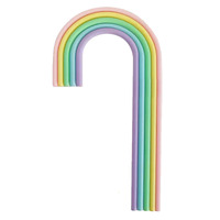Pastel Rainbow Cake Topper