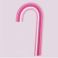 Tall Rainbow Cake Topper Pink