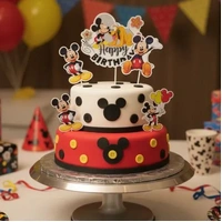 Mickey Mouse Cake Topper Set