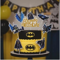 Batman Cake Topper Set