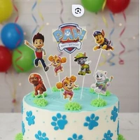 Paw Patrol Cake Topper Set
