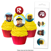 Roblox Edible Wafer Toppers 16 Piece
