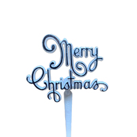 Silver Merry Christmas Mottoes