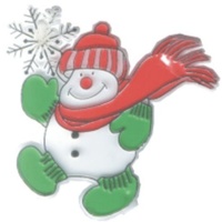 Plastic Snowman on Picks