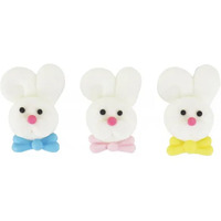 Easter Rabbits With Bowtie 3cm One Piece