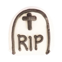 Head Stone RIP Icing Decoration 1pcs