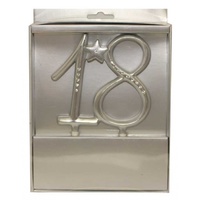 CAKE TOPPER SILVER #18