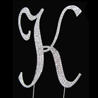 Diamante 7cm Letter - K