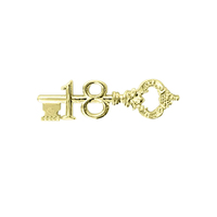 Plastic Gold 7.5cm 18th key