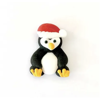 Christmas Penguin Sugar Topper