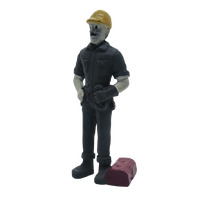 Construction worker Decoration 6cm