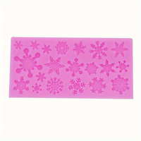 Multi Snowflakes Silicone Mould