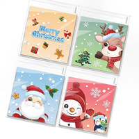 Adhesive Christmas Treat Bags 12 Pack