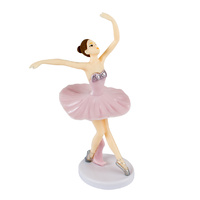 Pink Ballerina Toy Decoration 15cm Tall