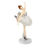 Ballerina White Toy Decoration 15cm Tall