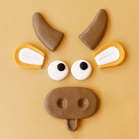Clay Bull Horns Eyes Mouth And Ears Set