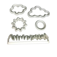 Cloud-Grass-Sun Fondant Cutter set