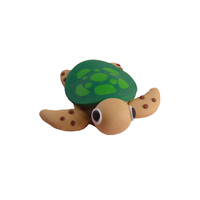 Dark Green Shell Turtle Figure