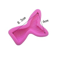 Mermaid Tail Silicone Mould 8cm