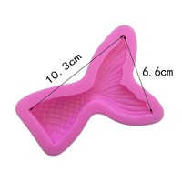 Mermaid Tail Silicone Mould 10cm