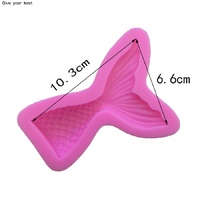 Mermaid Tail Silicone Mould 10cm