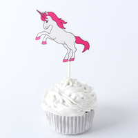Unicorn Cupcake Topper 12pcs