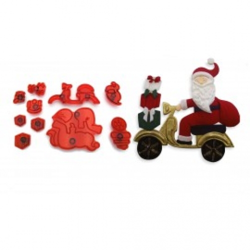 Scooter Santa- set 10 [JEM]