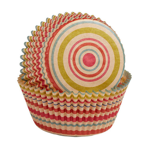 Wilton Unbleached Stripe Baking Cup - 75Pk