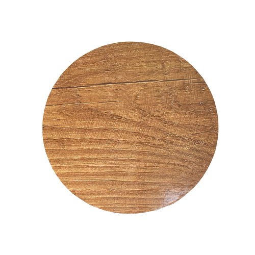MDF Cake Board Light Grain Wood Pattern 10 Inch Round 5mm