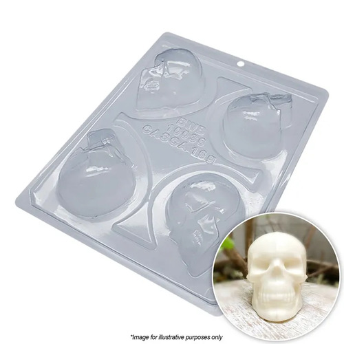 BWB Medium Skull  Chocolate Mould 3 Piece
