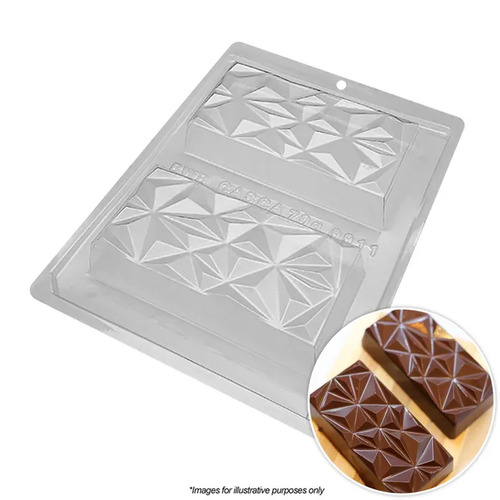 BWB Triangle Slab Chocolate Mould 3 Piece