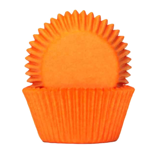 ORANGE BAKING CUPS 4CM - 100 PACK