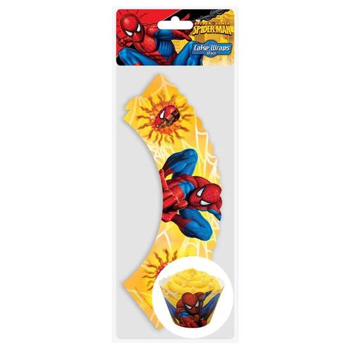 Spider man - Cupcake Wraps 12 Pack