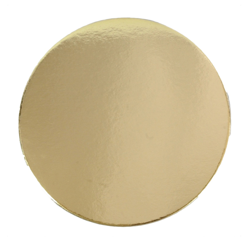 7 Inch Round Dull Gold 2mm Disc