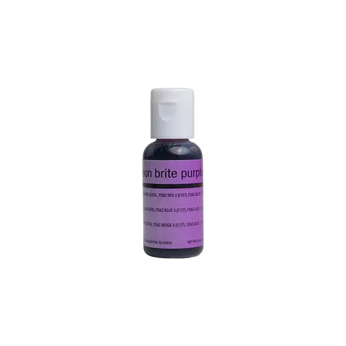 Chefmaster Airbrush Liquid Neon Brite Purple .64oz Bottle