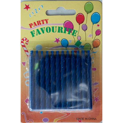 Candle Twist Blue - 24 Pack