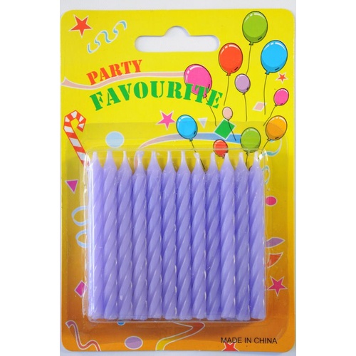 Candle Twist Lilac - 24 Pack