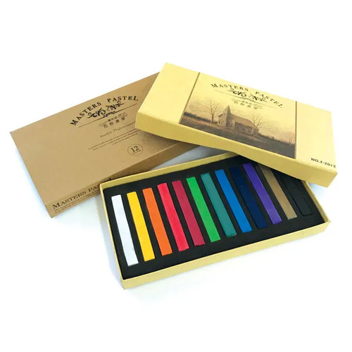 MARIES SOFT PASTELS MASTERS GRADE - DUSTING CHALK 12 PACK